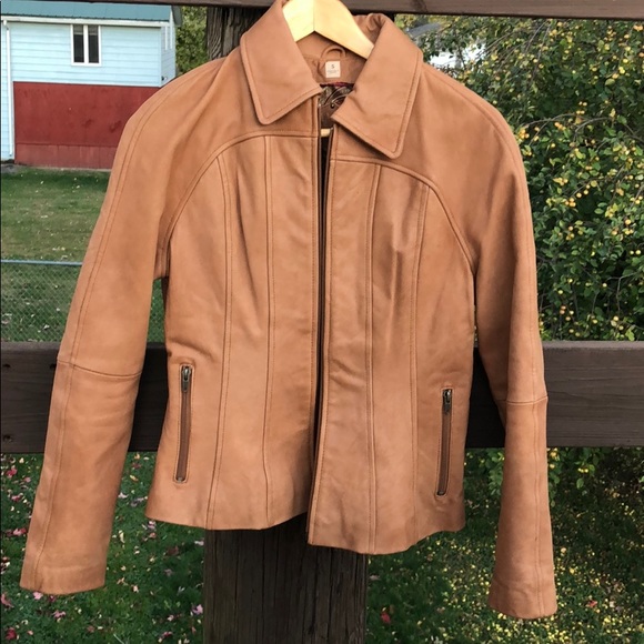 Wilson’s Leather Tan Jacket - Picture 8 of 8